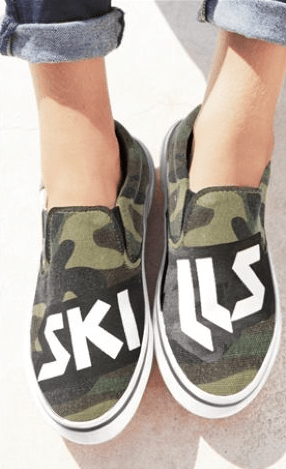 Next Boys Camo Skills Slip-Ons - Stockpoint Apparel Outlet