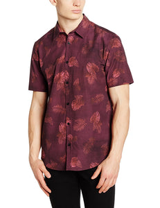 Casual Shirt Company Mens Overdye Pink Floral Shirt - Stockpoint Apparel Outlet