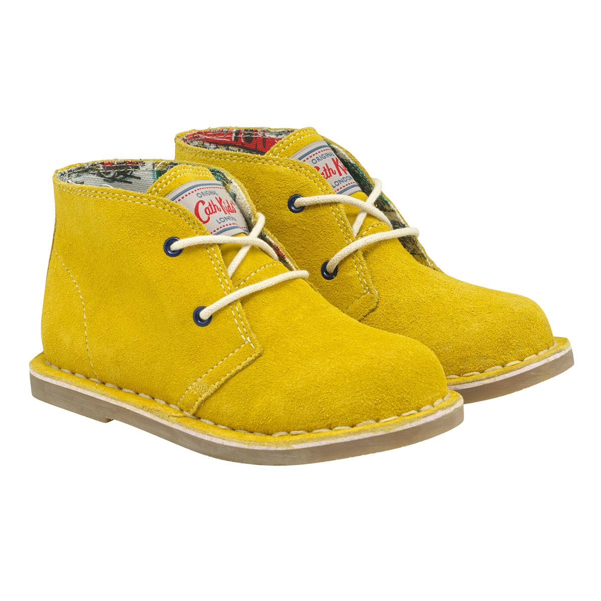 Cath Kidston Boys/Girls Yellow Desert Boots - Stockpoint Apparel Outlet