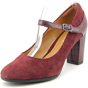 Clarks Narrative Bavette Cathy Suede Mary Janes Womens Heels - Stockpoint Apparel Outlet
