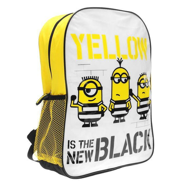 Despicable Me - Yellow is the New Black Large Backpack - Stockpoint Apparel Outlet