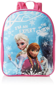 Disney Frozen "I'm an Expert on The Snow" Premium Large Backpack - Stockpoint Apparel Outlet