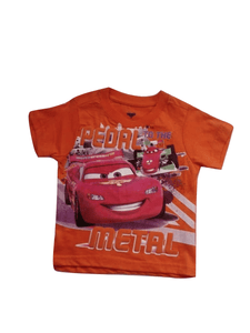Disney Pixar Cars Baby Boys Pedal Metal Red T-Shirt