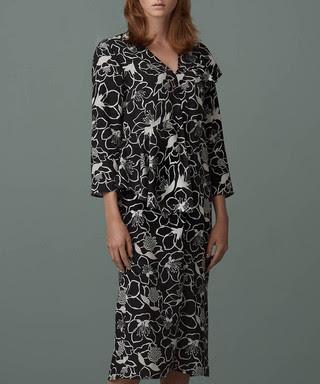 Finery Clemence Black & White Floral Womens Dress