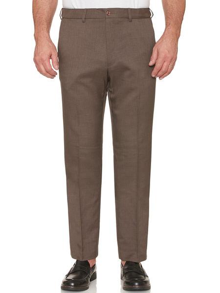 Farah Flexi Waist Trousers Taupe Marl Brown - Stockpoint Apparel Outlet