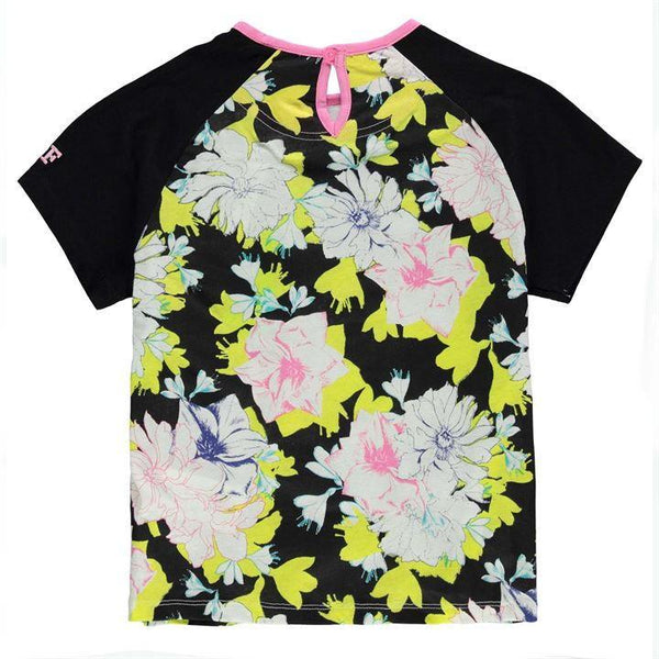 French Connection Floral Block Girls T-Shirt - Stockpoint Apparel Outlet