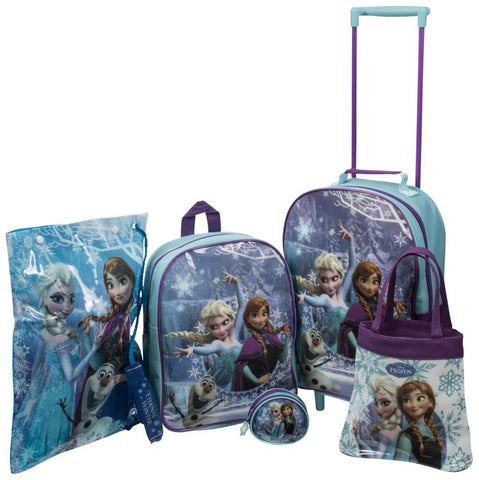Frozen Girls 5 Piece Trolley Set - Stockpoint Apparel Outlet