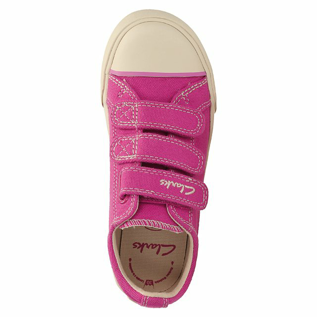 Clarks Gracie Lass Younger Girls Canvas Shoes Stockpoint Apparel