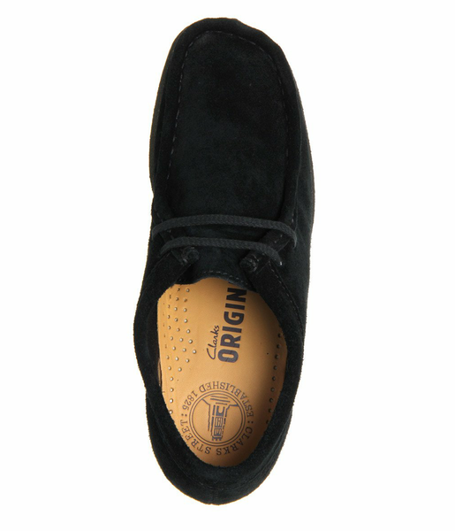 Clarks Peggy Bee Suede Wallabee Womens Wedge Shoes - Stockpoint Apparel Outlet