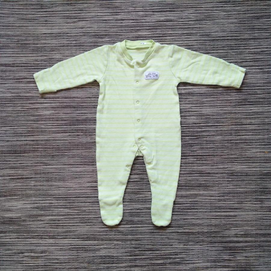 Baby Boys Lime Sleepsuit 