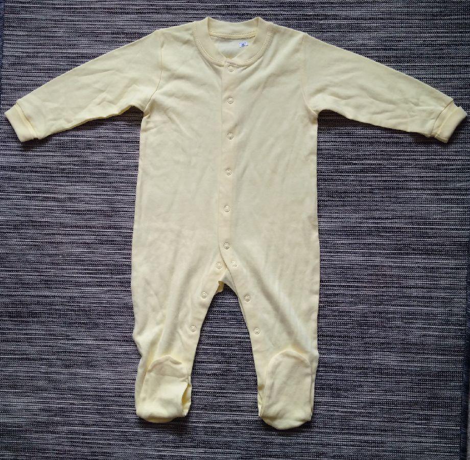 Baby Boys Light Yellow Sleepsuit - Stockpoint Apparel Outlet