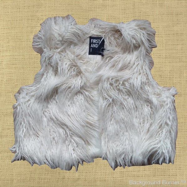 Vila Clothing First & I Fifesti  Fur Waistcoat Pristine - Stockpoint Apparel Outlet