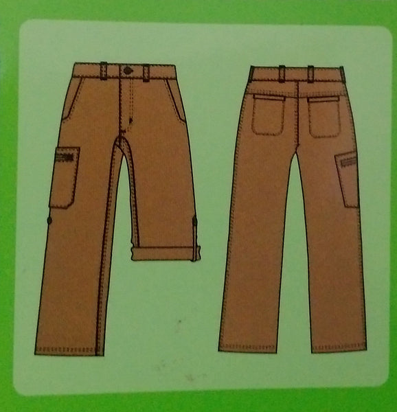 Crane Boys Khaki Quick Dry Fold-up Trousers