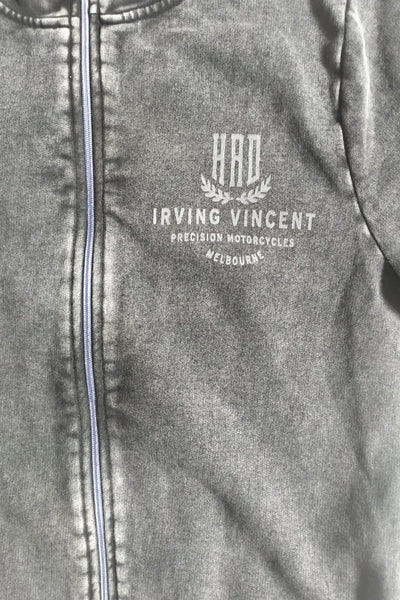 HRD Apparel Irving Vincent Mens Acid Pigment Dyed Sweat Top