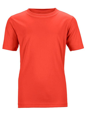 James Nicholson Kids Unisex Active Sports T-Shirt Grenadine - Stockpoint Apparel Outlet