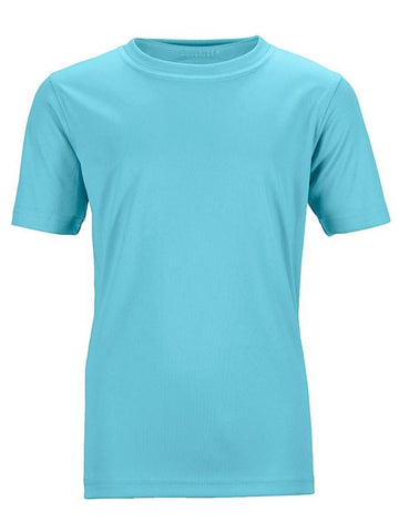 James Nicholson Kids Unisex Active Sports T-Shirt Pacific - Stockpoint Apparel Outlet