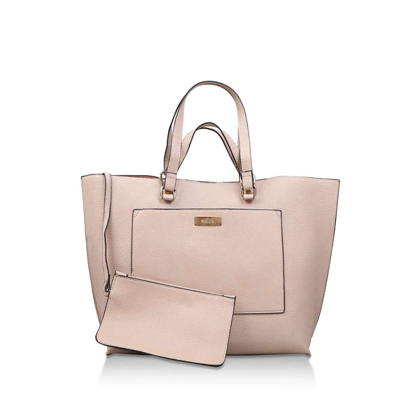 Millie by Solea Womens Taupe Shopper Bag