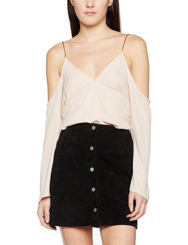 New Look Womens Pink Wrap Blouse - Stockpoint Apparel Outlet