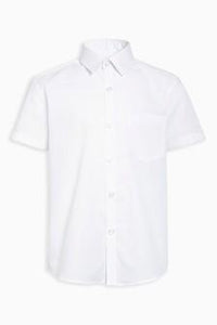 Next Boys/Girls White Short Sleeve Shirts