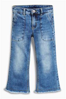 Next Girls Blue Flare Jeans