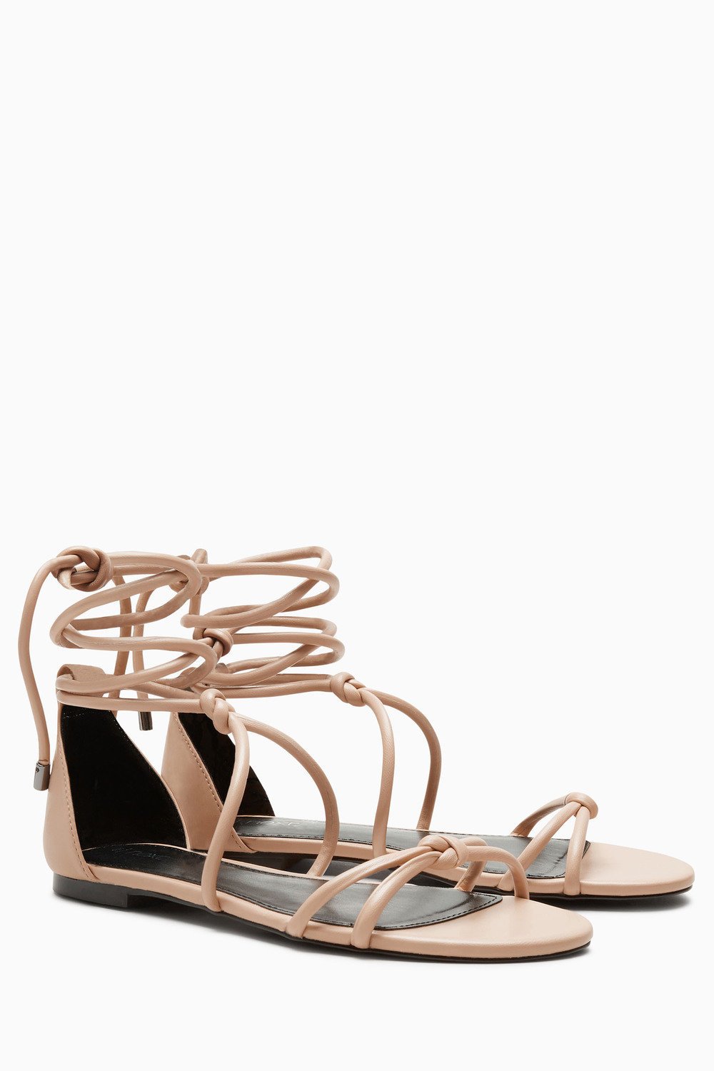 Next Womens/Girls Nude Tube Knot Sandals - Stockpoint Apparel Outlet