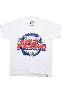 No Fear Boy's Tyremark White T-Shirt - Stockpoint Apparel Outlet