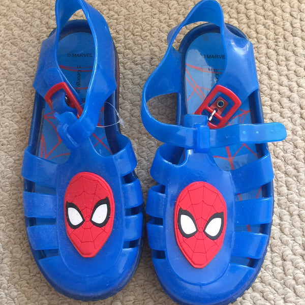 Marvel Spiderman Cobalt Blue Younger Boys Jelly Sandals - Stockpoint Apparel Outlet