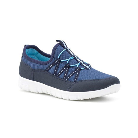 Podium Womens Navy Lightweight Casual Trainers - Stockpoint Apparel Outlet