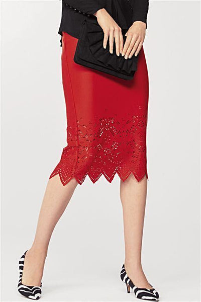 Next Womens Red Pencil Skirt - Stockpoint Apparel Outlet