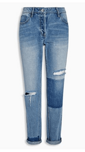 Next Denim Patch Jeans - Stockpoint Apparel Outlet