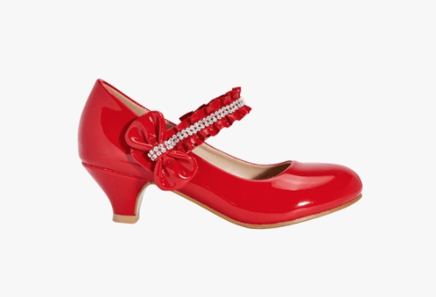 Truffle Collection Girls Red Belly Party Shoes - Stockpoint Apparel Outlet
