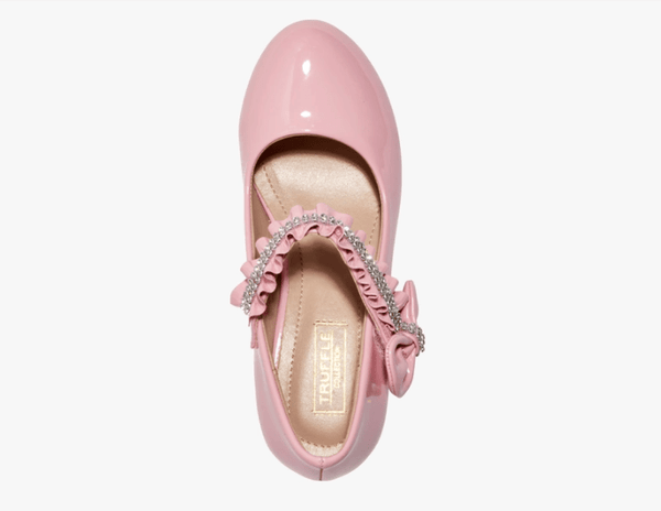 Truffle Collection Girls Pink Belly Party Shoes - Stockpoint Apparel Outlet