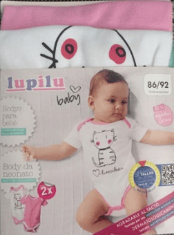 Lupilu 2 Pack Bodysuit - Stockpoint Apparel Outlet
