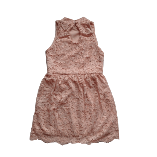 PrettyLittleThing Girls Nude Lace Prom Dress