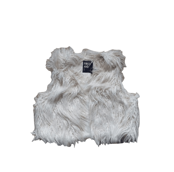 Vila Clothing First & I Fifesti  Fur Waistcoat Pristine - Stockpoint Apparel Outlet