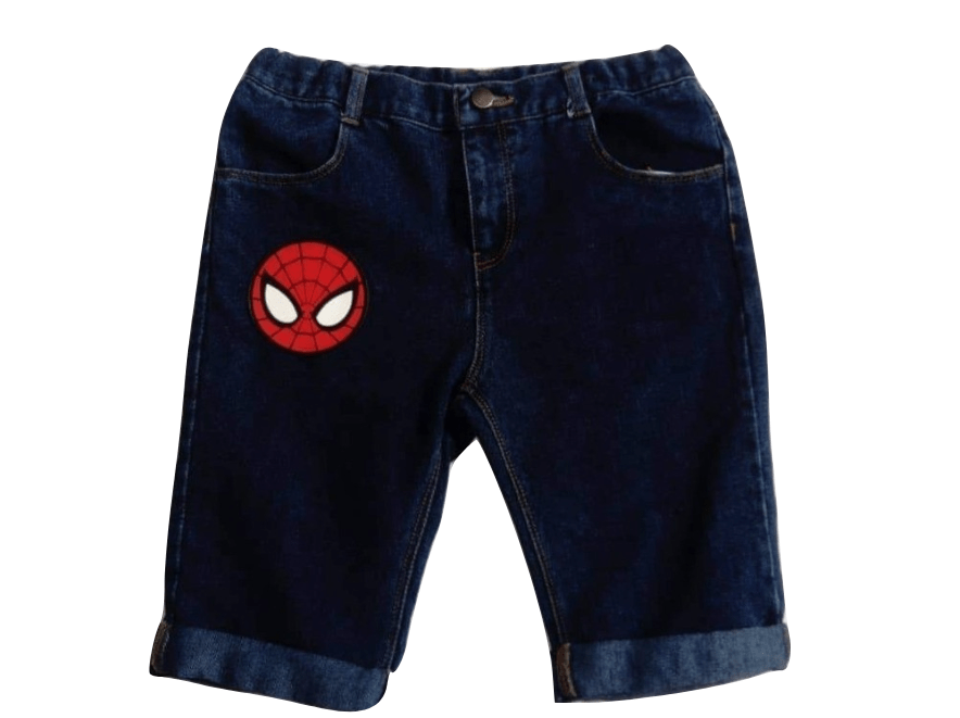 Marvel Ultimate Spider-Man Denim Shorts - Stockpoint Apparel Outlet