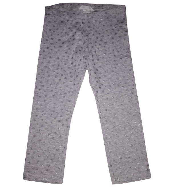 H&M Girls Silver Glittery Dot Trousers - Stockpoint Apparel Outlet