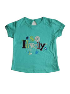Pretty Embroidered So Lovely Green Top - Stockpoint Apparel Outlet