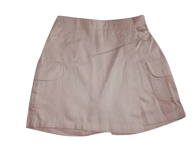 Chambo Girls Khaki Wrap Shorts