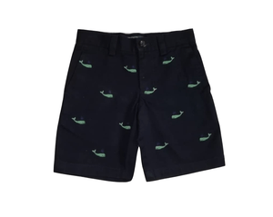 Polo by Ralph Lauren Boys Whale Logo Navy Blue Shorts