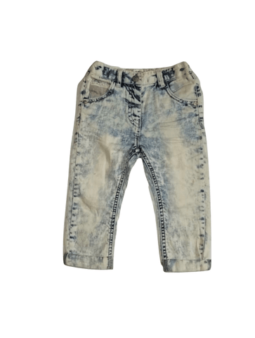 Next Baby Girl Acid Blue Jeans - Stockpoint Apparel Outlet