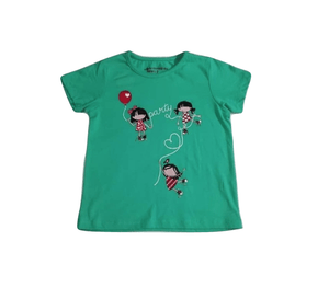 Pep & Co Party Girls Green T-Shirt - Stockpoint Apparel Outlet