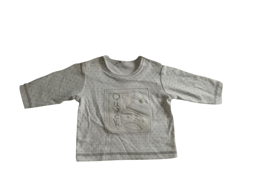 Baby Boys Quack White Longsleeve T-Shirt - Stockpoint Apparel Outlet