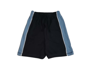 Baby Boys Black with Blue Stripe Jersey Shorts