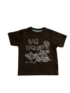 TU Big Digger Boys Black T-Shirt - Stockpoint Apparel Outlet