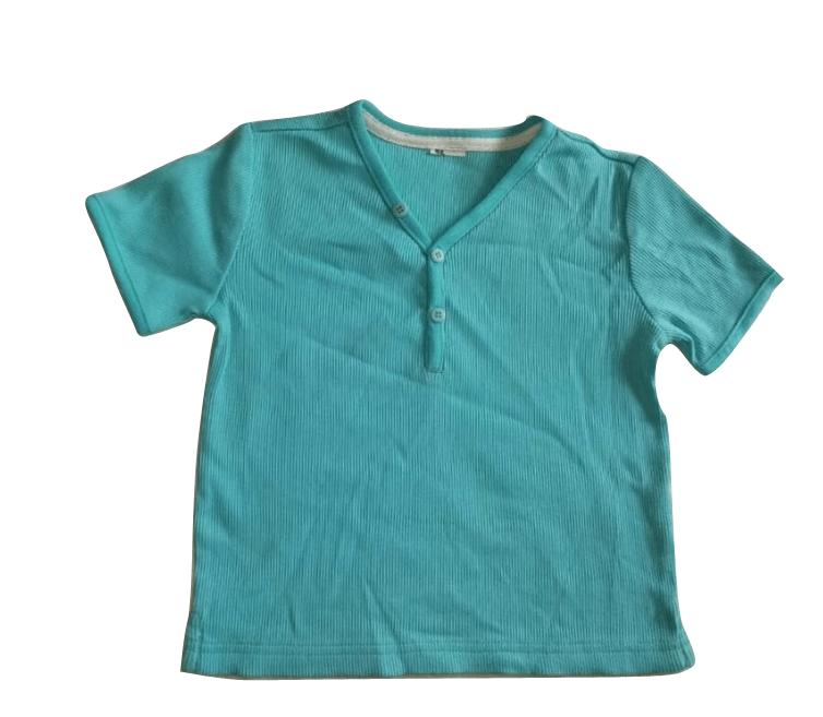 Baby Boys Green Buttoned Top