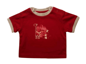 Safari Baby Boys Red T-Shirt - Stockpoint Apparel Outlet