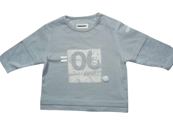 Mamas & Papas Blue Longsleeve T-Shirt - Stockpoint Apparel Outlet