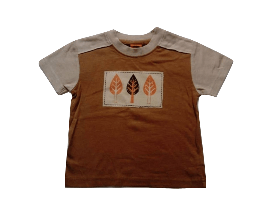 Mini Mode Three Leaves Baby Boys T-Shirt