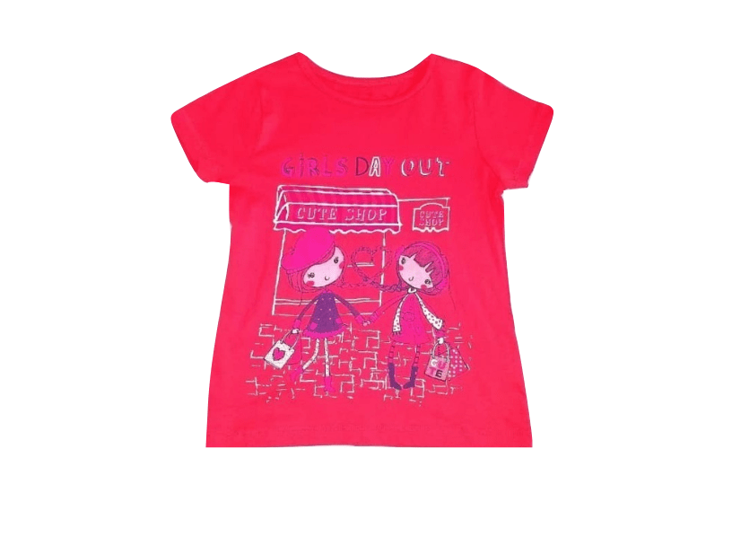 Pep & Co Girls Day Out Red T-Shirt - Stockpoint Apparel Outlet